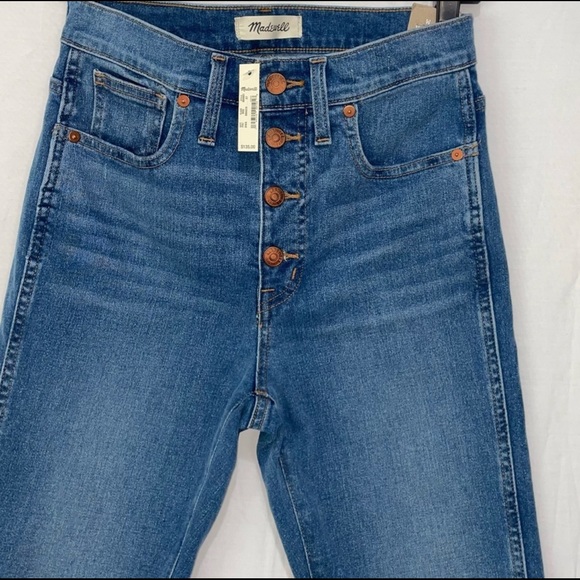 Madewell High Rise Skinny Jean NWT Summer - Picture 3 of 3